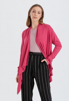 Cardigan feminino tricot pink ref. 2665