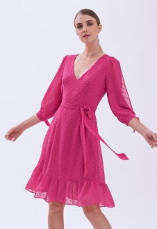 Vestido de festa pink dot ref. 2584