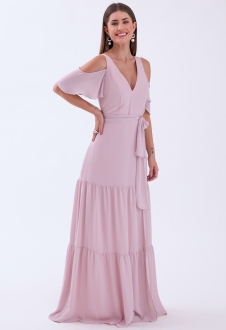 Vestido de festa rosê - Ref. 2730