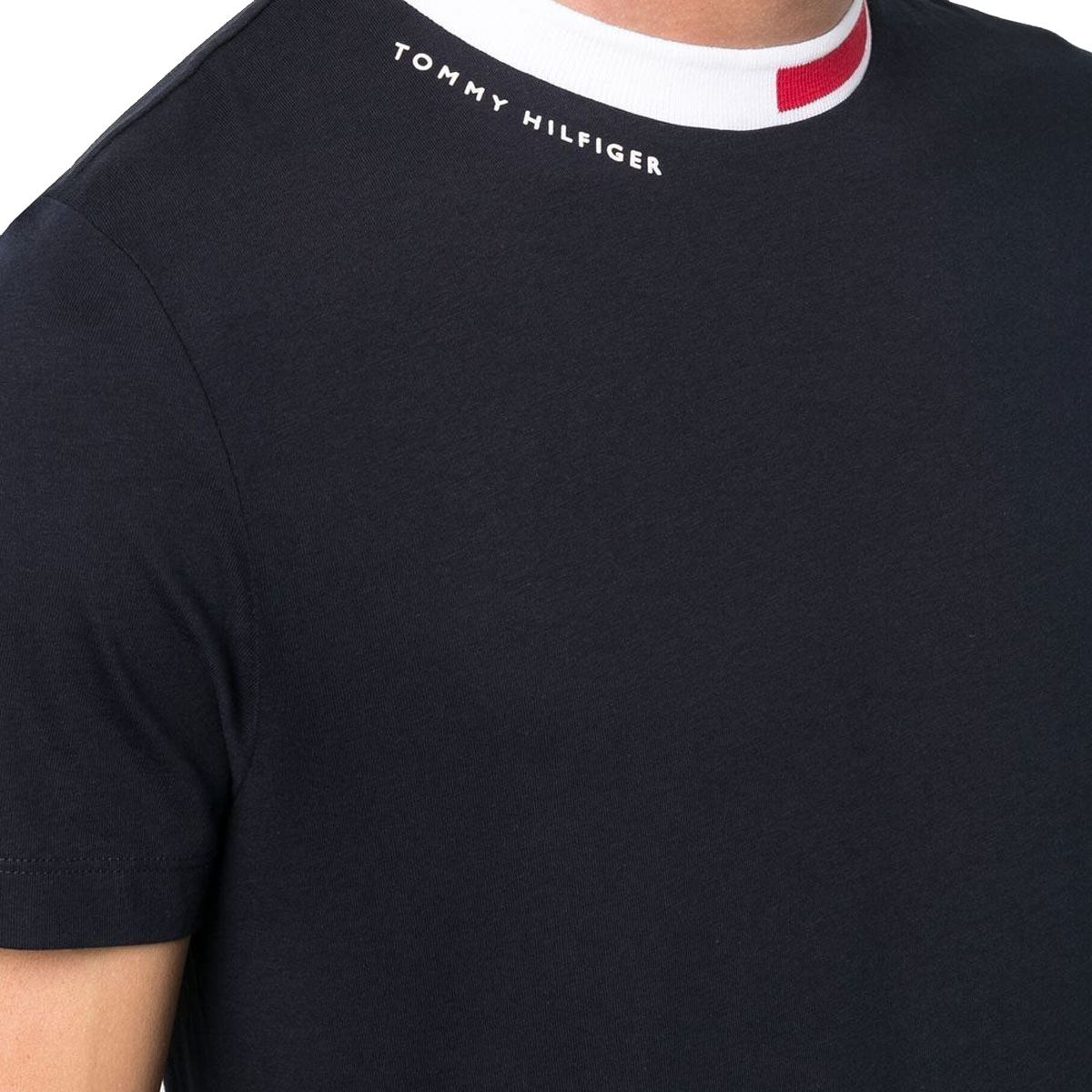 Camiseta Tommy Hilfiger Jacquard Collar Tee