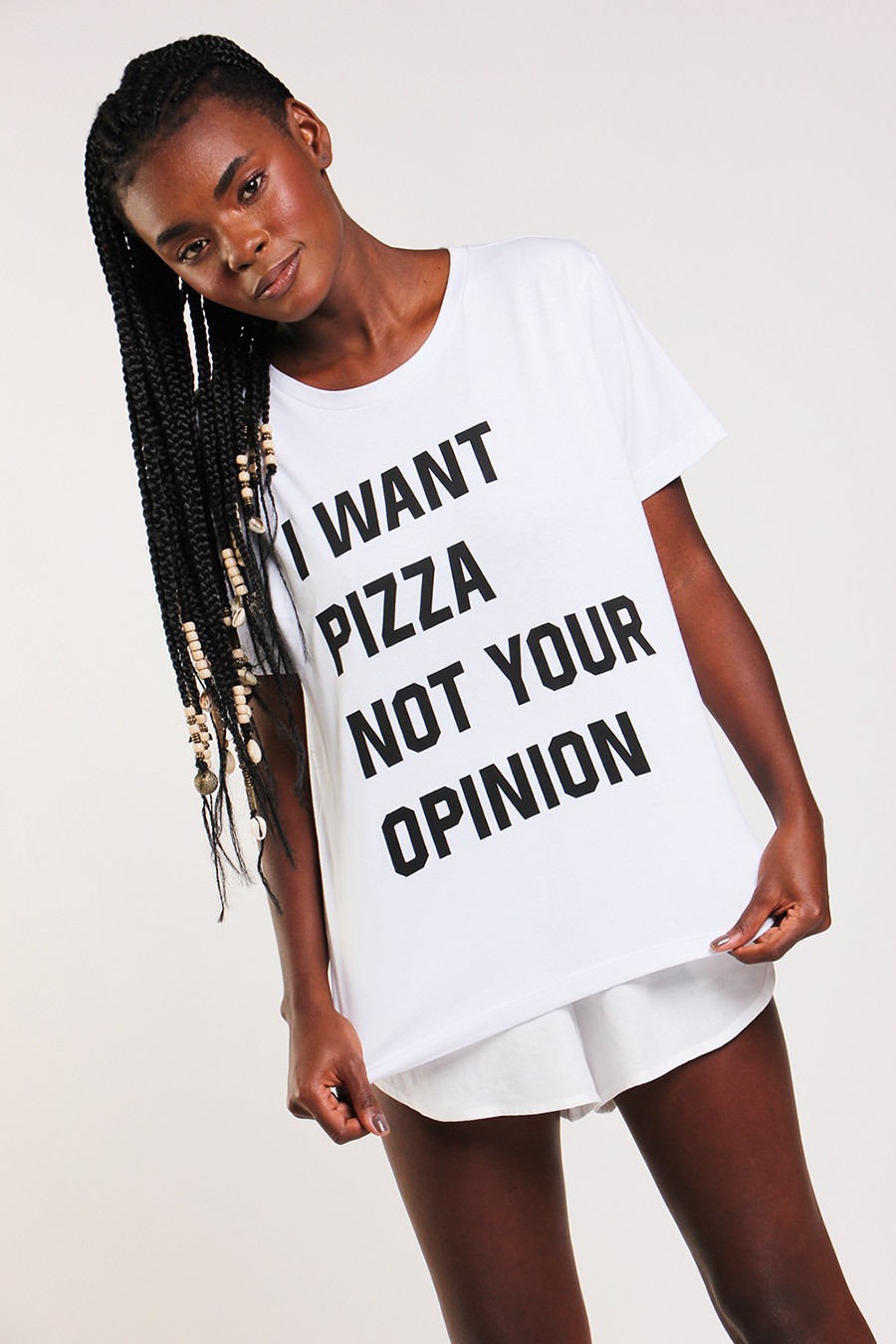 T-shirt I want pizza