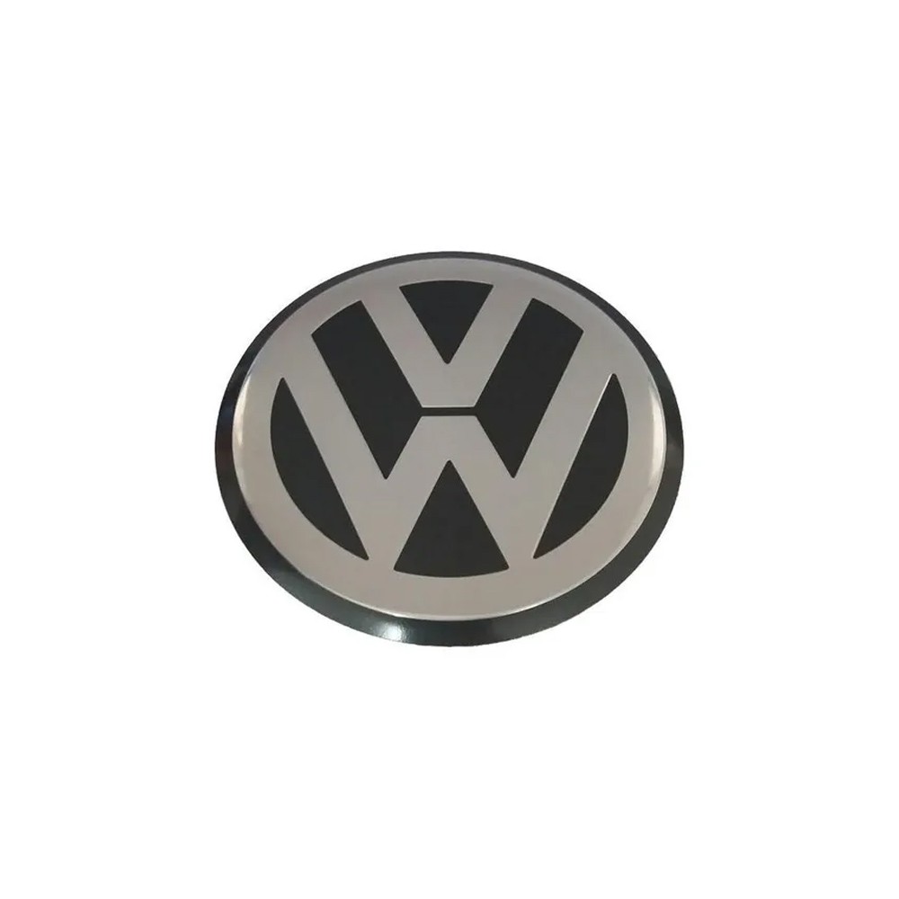 Kit 4 Emblemas Adesivo Resinado Para Calota Volkswagen