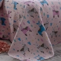 Kit Cobre leito Solteiro Infantil Teen Patchwork + Porta-travesseiro Desenho 4.5