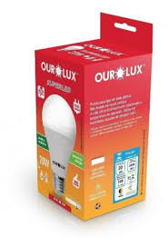 Lampada Ourolux Super Led Alta Potência 20W Luz Branca 6500K