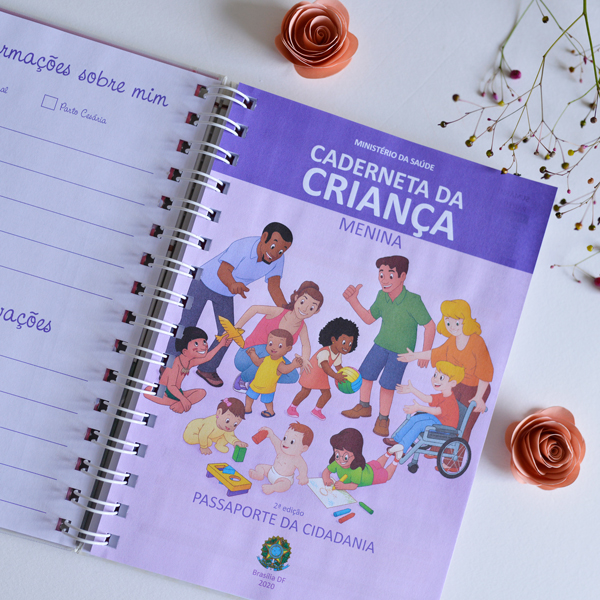 Caderneta da Criança Amigos no Jipe Verde