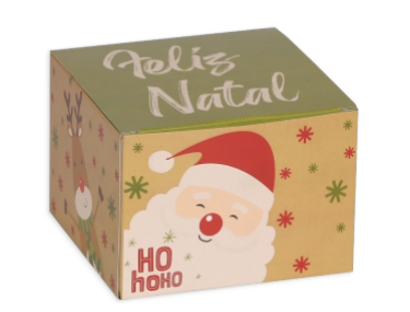 Caixa Natal Elegance C/ 10 Unid  - Santa Bella