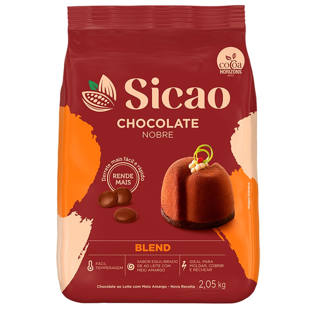 CHOCOLATE SICAO GOLD BLEND EM GOTAS 2,05KG  - Santa Bella