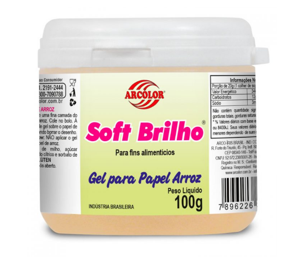 Geléia De Brilho 100G - Arcolor  - Santa Bella