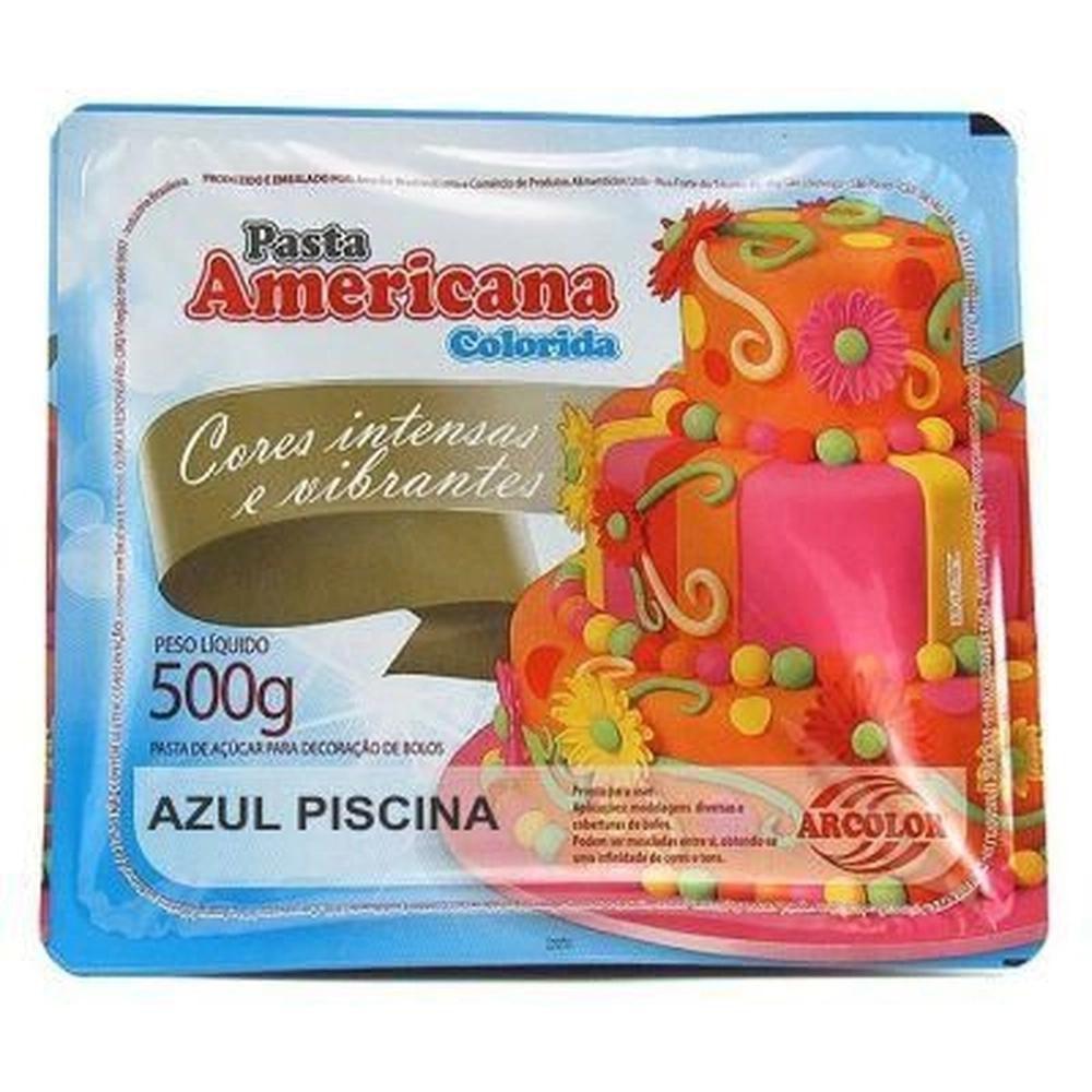 PASTA AMERICANA AZUL PISCINA 500G - ARCOLOR  - Santa Bella