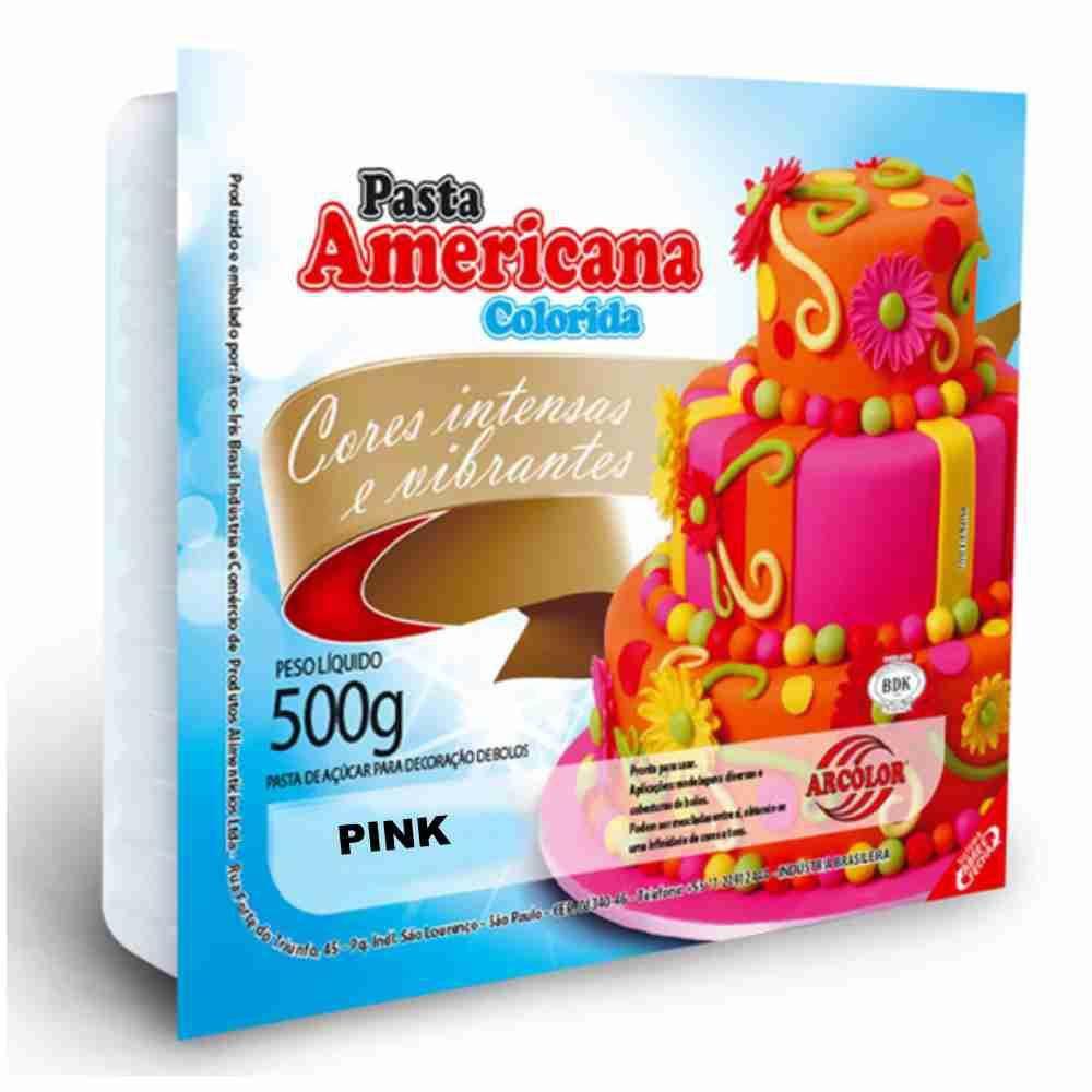 Pasta Americana Pink 500G - Arcolor  - Santa Bella