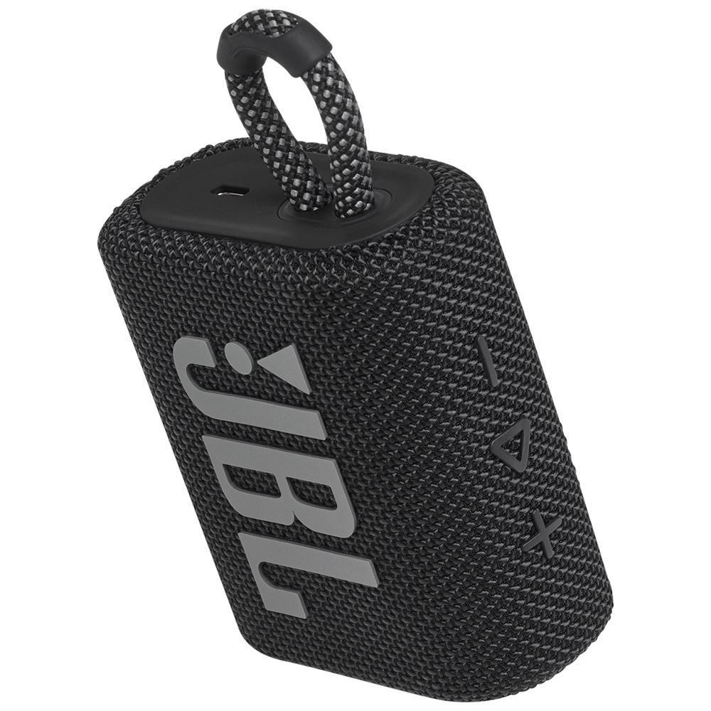 Caixa de som BT JBL GO3 IPX7 Black
