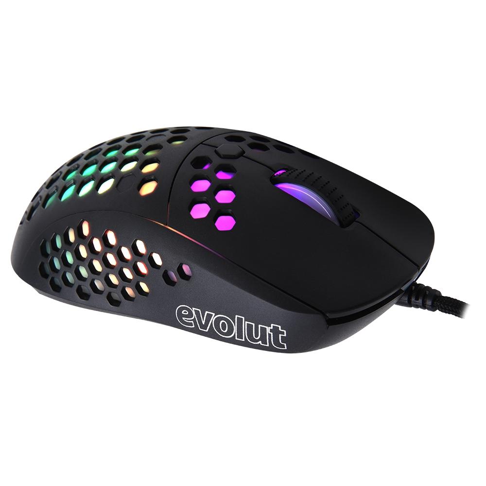 Mouse Gamer Evolut Keppni, RGB, 6 Botões, 10000DPI - EG110