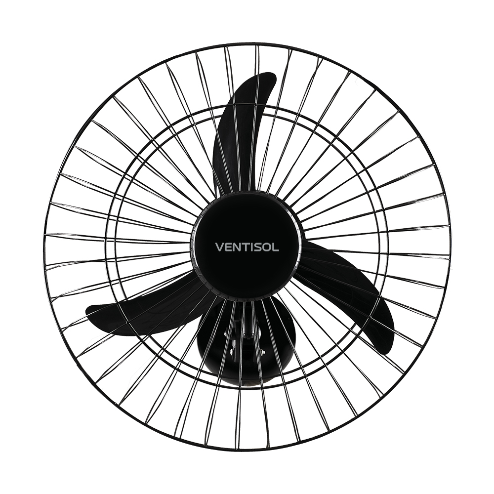 Ventilador de Parede Preto 50 cm New Ventisol 220V