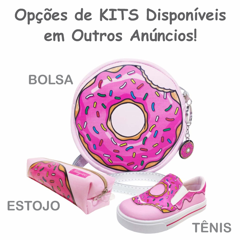 Bolsa Infantil Donut Rosa, Magicc