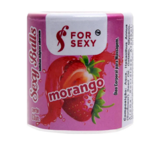 Bolinha do Prazer Morango For Sexy