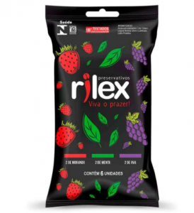 Preservativo Rilex Mix de Frutas 6 Unidades