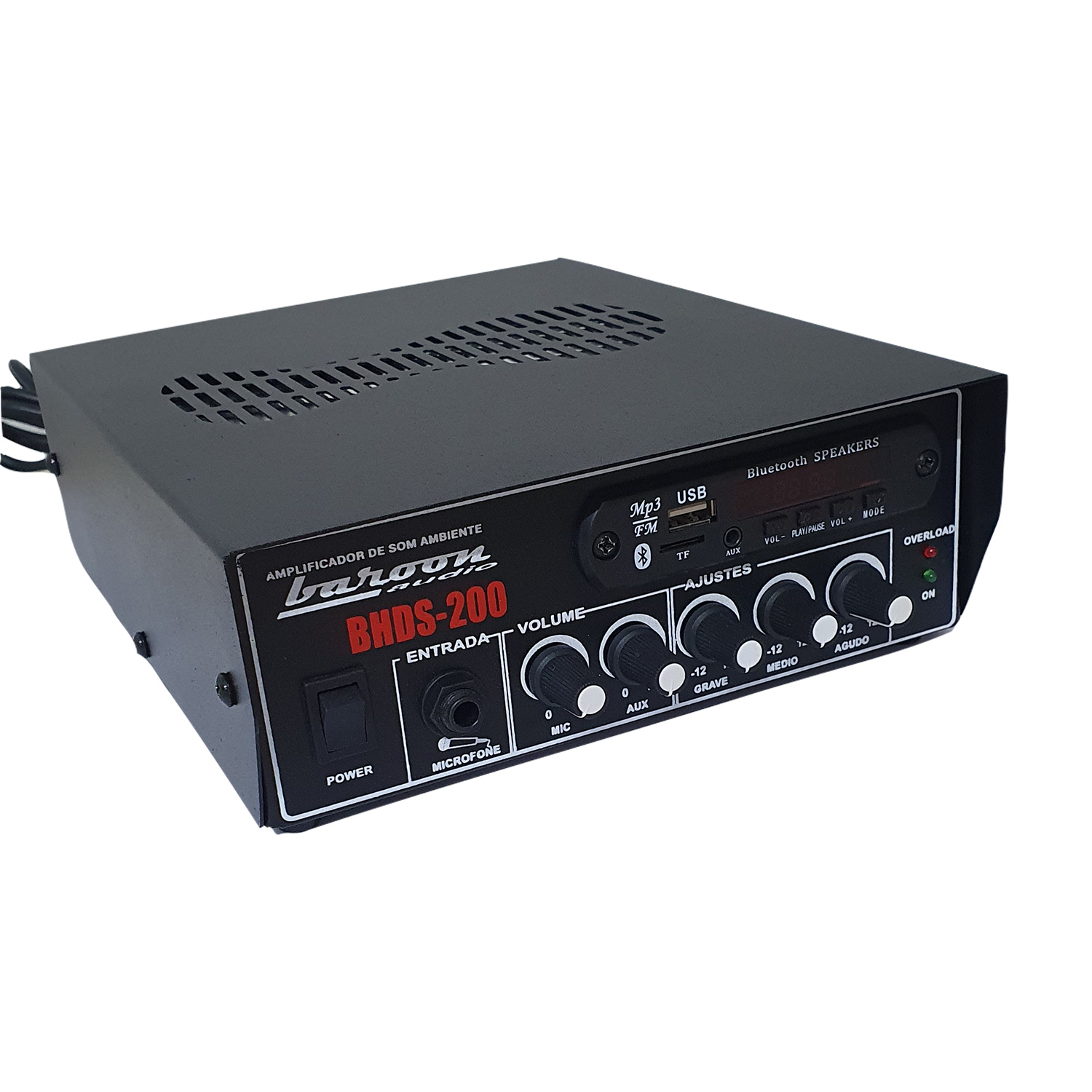 Amplificador para Som Ambiente Baroon BHDS200 200W
