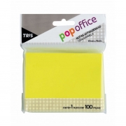 Bloco Notas Adesivas Tris Pop Office T004 Amarelo 101x76mm 100 Unidades