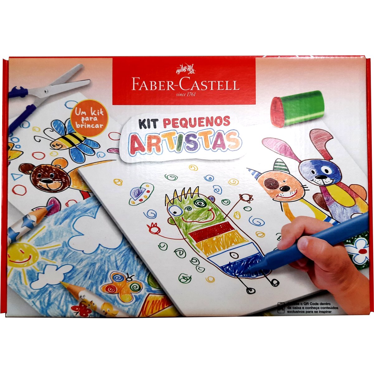 Kit Faber Castell Pequenos Artistas 21 Itens