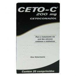 Antifúngico Ceto-C 200mg - 20 Comprimidos