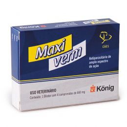 Vermífugo Maxi Verm - 4 Comprimidos