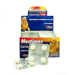 Mectimax Ivermectina 12 Mg - Cartela C/4 Comprimidos