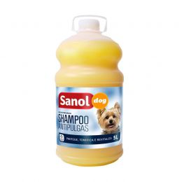 Shampoo Sanol Dog Anti Pulgas - 5 Lt