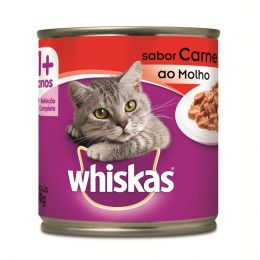 Whiskas Lata Carne Ao Molho - 290 Gr