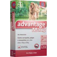Antipulgas e Carrapatos Advantage Max 3 2,5 ml - Cães De 10 a 25 Kg