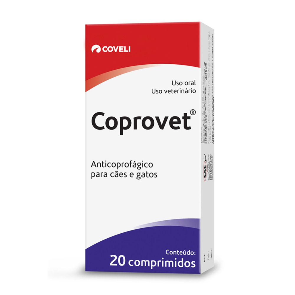 Anticoprofágico Coprovet - 20 Comprimidos