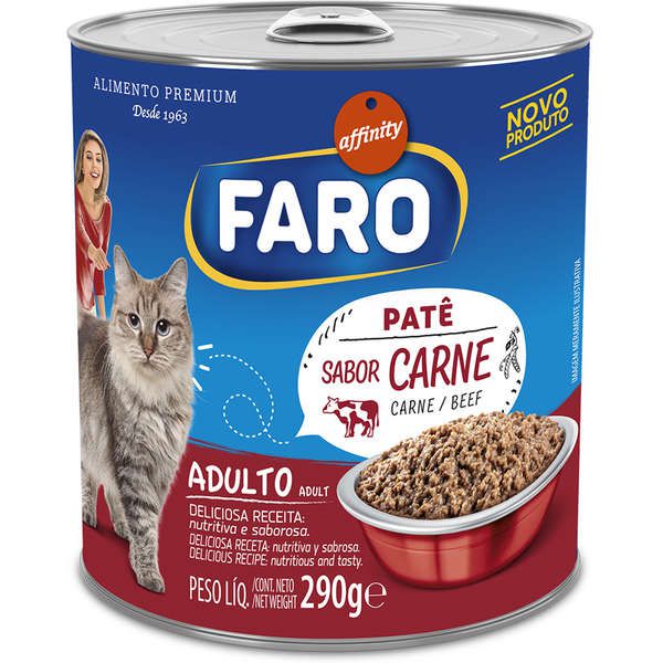 Faro Gatos Carne - Lata 290 Gr