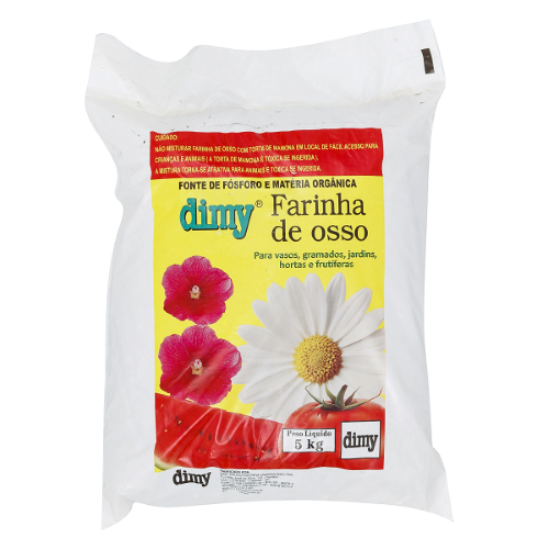 Fertilizante Orgânico Farinha De Osso Dimy - 5 Kg