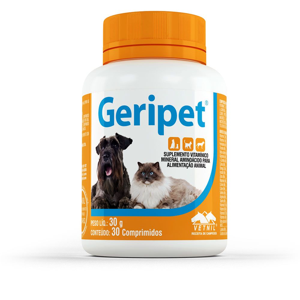 Suplemento Geripet - 30 Comprimidos