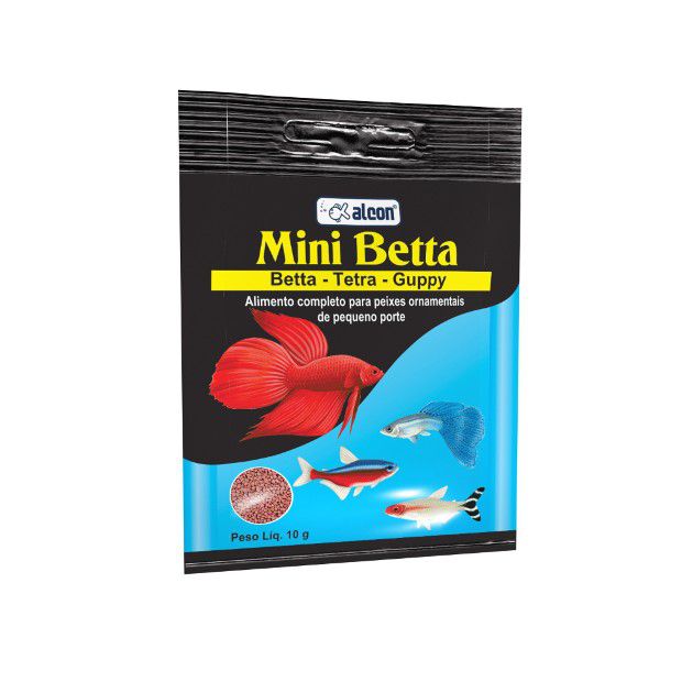 Ração Alcon Mini Betta - 10 Gr