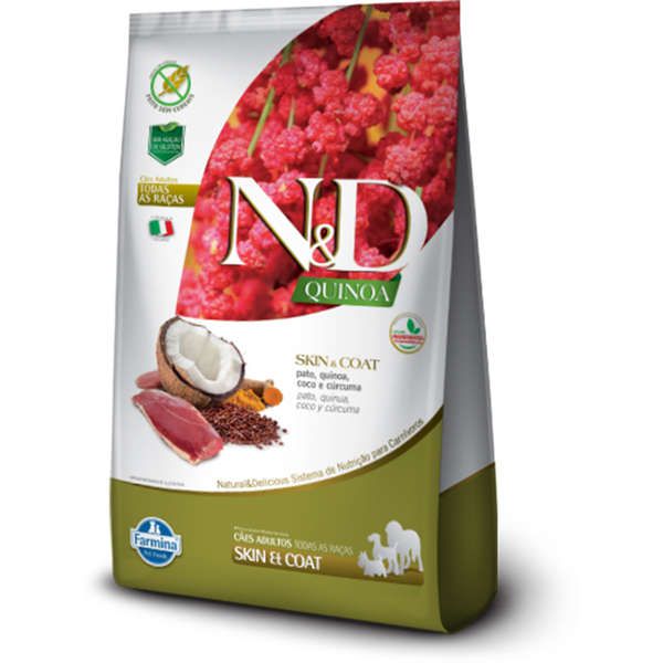 Ração N&D Canine Quinoa Skin e Pato - 10,1 Kg