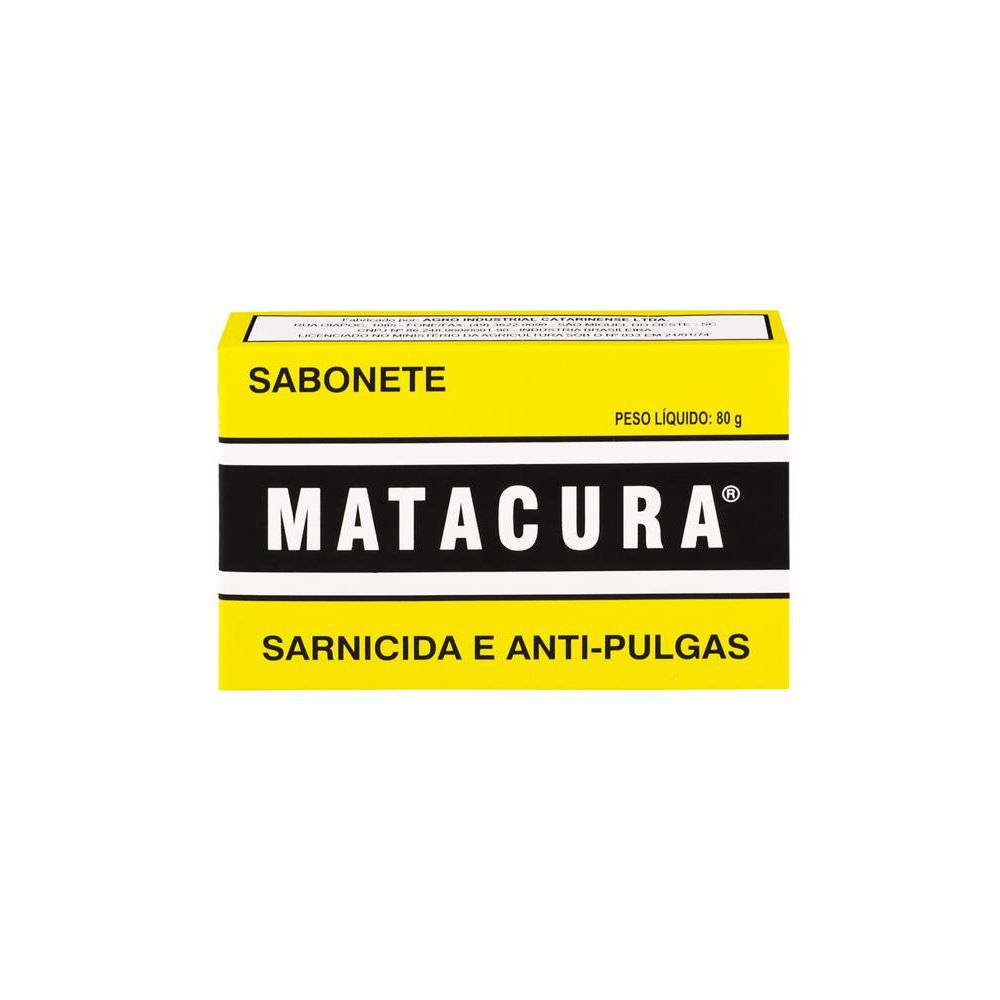 Sabonete Matacura Inseticida - 80 gr
