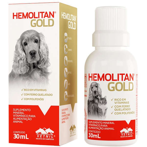 Suplemento Hemolitan Gold - 30 ml
