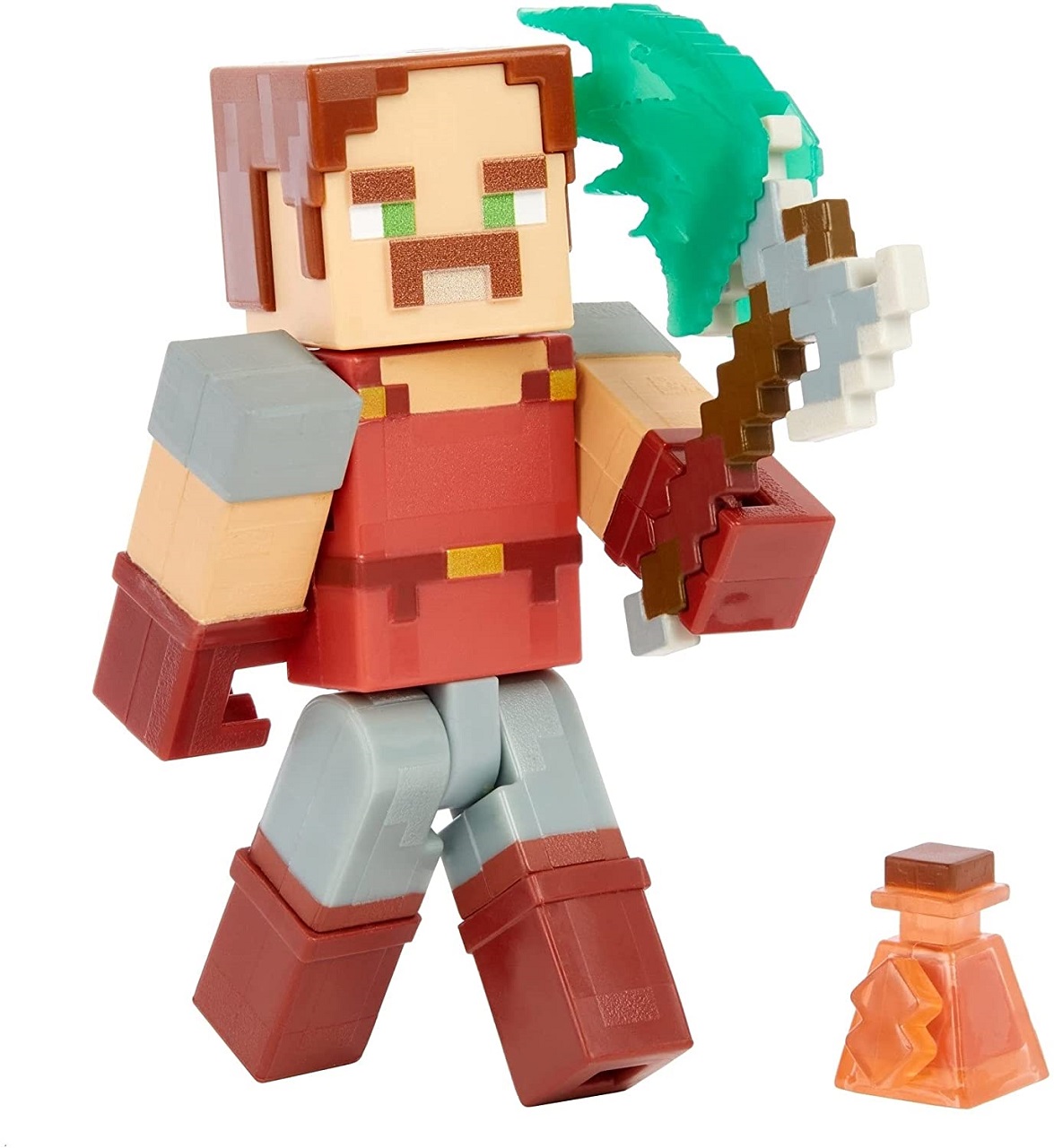 Bonecos Colecionável Minecraft Dungeons C/ Acessórios-Mattel