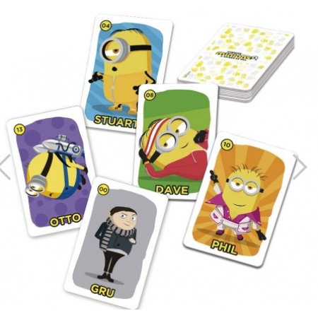 Jogo de Cartas Minions 2 com 4 Jogos em 1