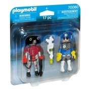 Playmobil Duo Pack - Polícia Espacial e ladrão 70080
