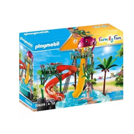 Playmobil Family Fun - Parque Aquático com Escorregadores 70609