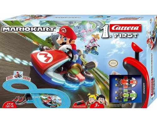 Autorama Pista Elétrica Nintendo Mario Kart  First - 2,4 Mts