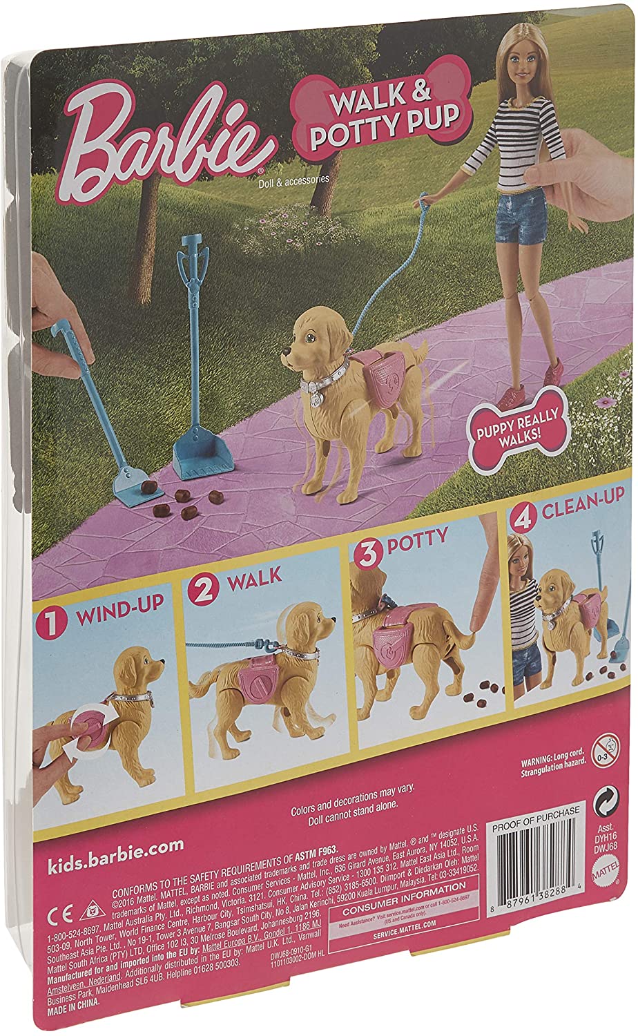 Barbie - Passeio Com Cachorrinho