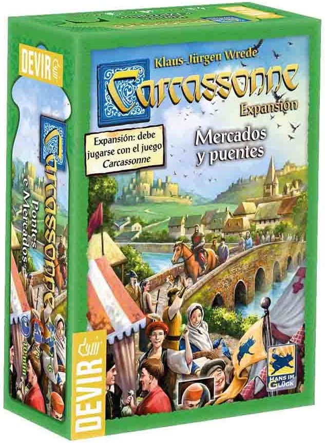 Carcassonne Expansão  A Mercados e Pontes (2º Edição)