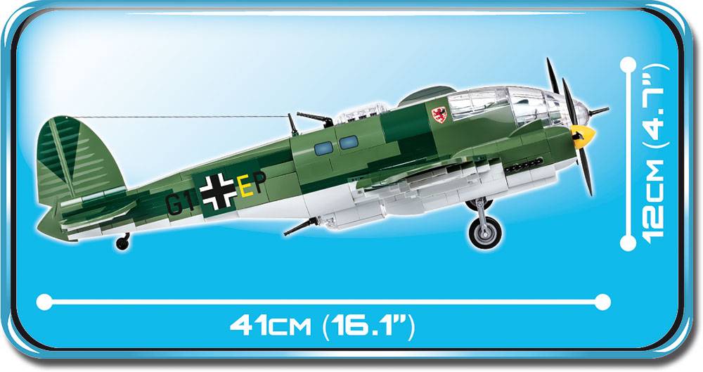 COBI Guerras - Avião Militar Heinkel HE III P-4