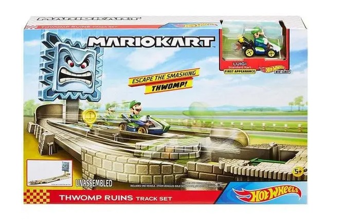 Hot Wheels -  Mario Kart Planta Piranha Luigi
