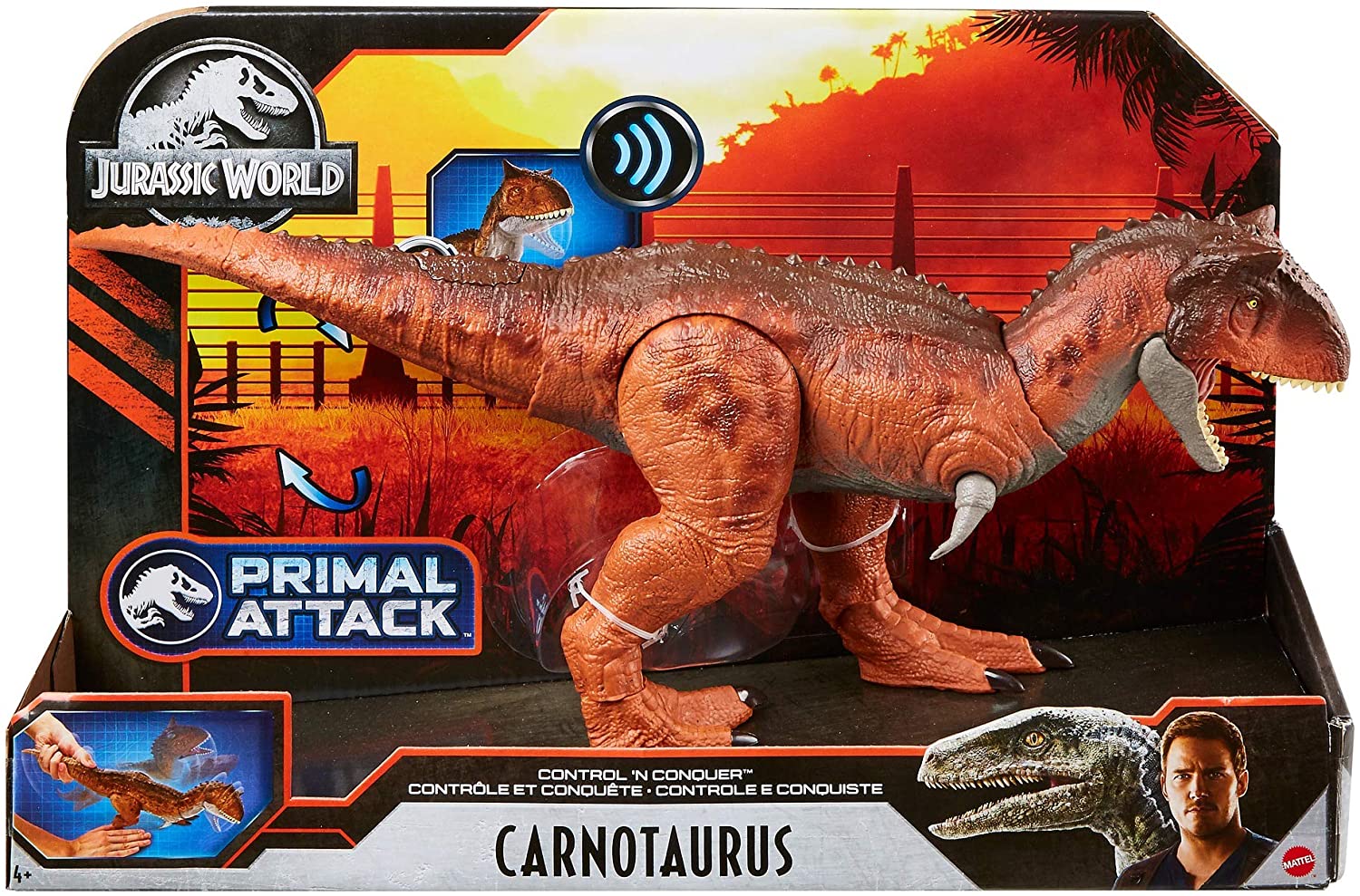 Jurassic World - Carnotauro Controle de Ataque