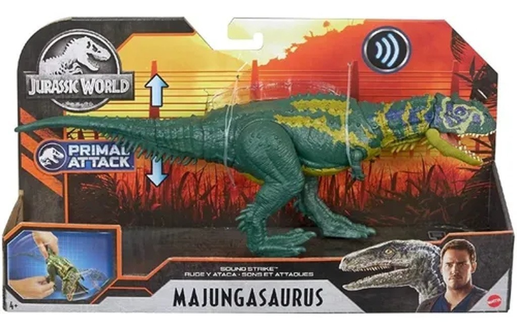 Jurassic World Ruge e Ataca -  Dinossauro Majungasaurus