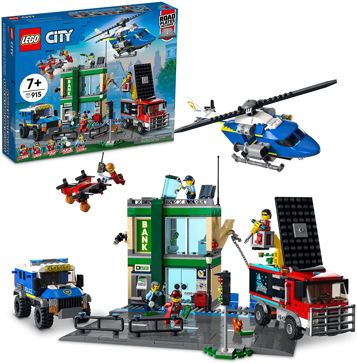 LEGO City - Perseguição Policial no Banco 60317