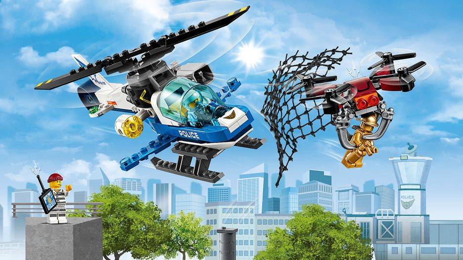 LEGO City - Polícia Aérea - Perseguição de Drone